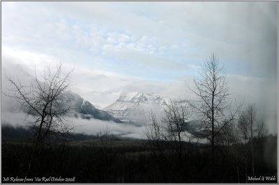 Mt Robson from Via Rail