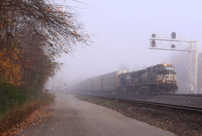 Southbound in the TN fog