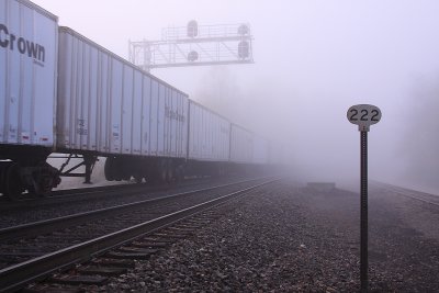 Triplecrown in the mornng fog