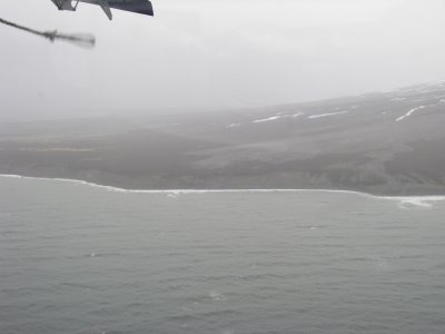 Rough seas - low visability