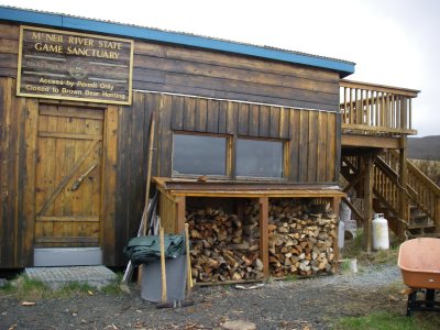 Cook shack -- wood box full