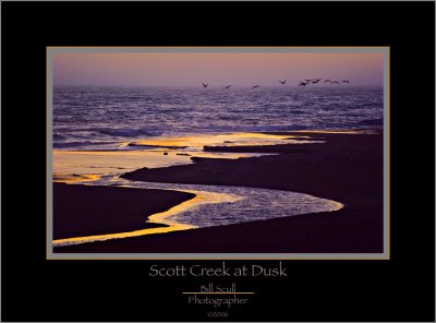 Dusk - Scott Creek, California