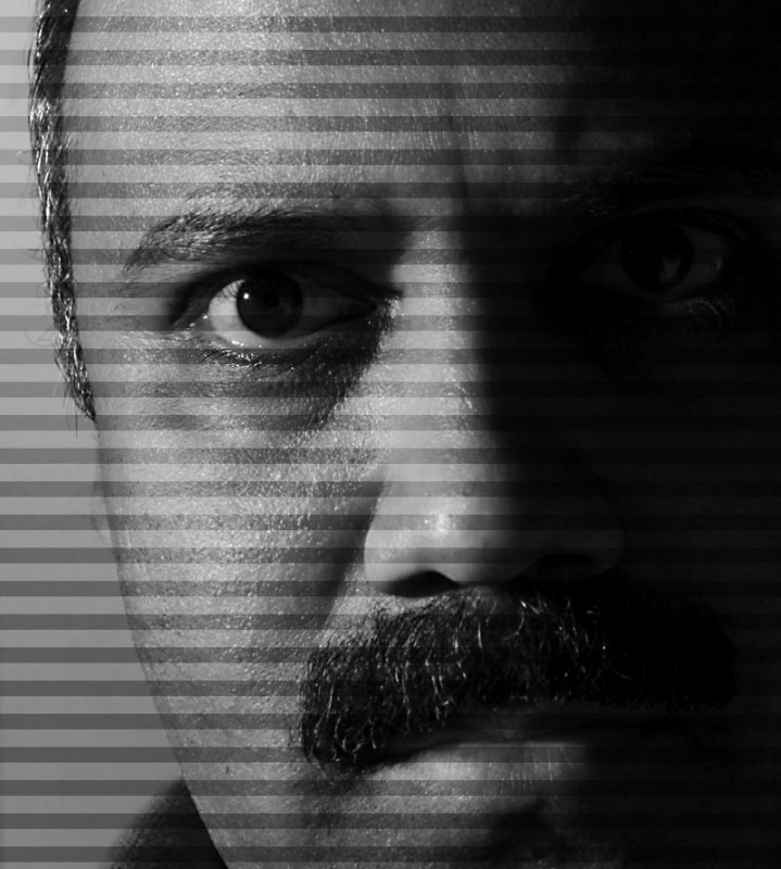 * Looking through you