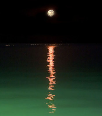 Moonlight over Greece