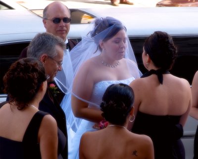 The nervous bride
