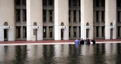 4 men and a pond