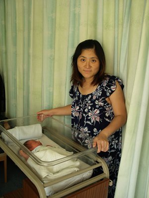 Bee with cot