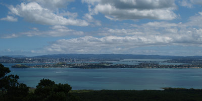 Devonport panorama from Rangitoto