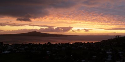 Rangitoto Sunrise Panorama
