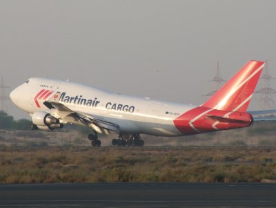 1711 14th August 08 Martinair 747-400 departing from Sharjah Airport.jpg