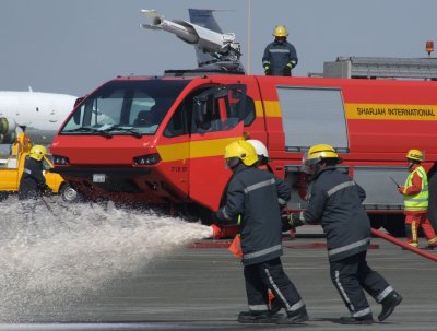 1110 17th November 08 Firemen at Sharjah Airport.jpg