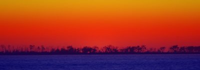 Sunset over Deer Island
