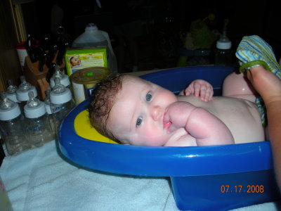 Rub-a-dub-dub, one boy in a tub...