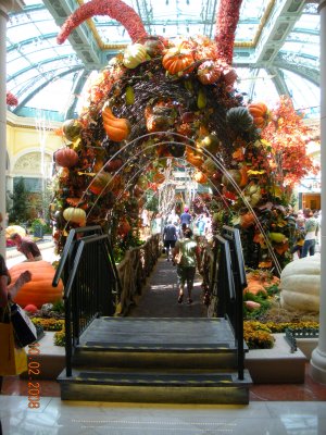 Bellagio's fall atrium display