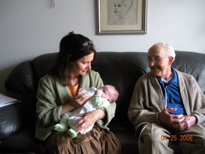 Great Aunt Bonnie, Nathan and Great Grandpa Bill