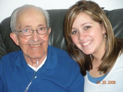 Great Grandpa Bill and Michelle