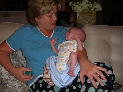 Linda, now a Grandma - to Greyson