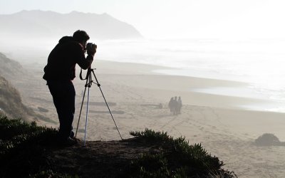 Photographer at South Beach