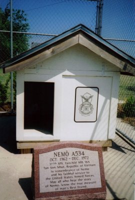 Nemo Memorial - Ed Warr of Udorn donated the Security Forces Sign.