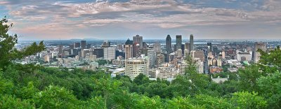 Montreal downtown pano