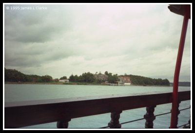 A view of Lazarus Island
