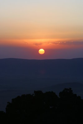 Ngorongoro - Top of Crater at Sunset