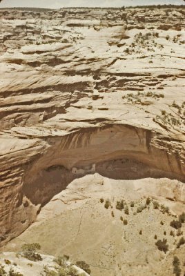 View from cliff cave