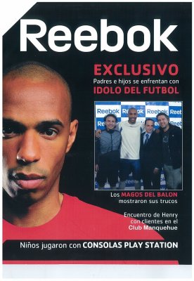 Meeting Thierry Henry in Santiago