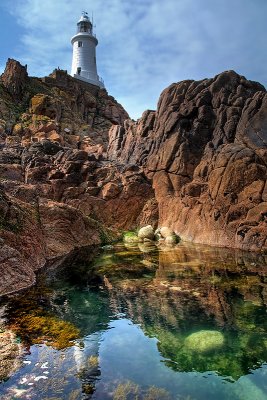 Corbiere reflection, Jersey