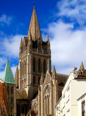Back of Truro Cathedral, Cornwall
