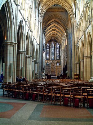 Chairs, Truro Cathedral, Cornwall