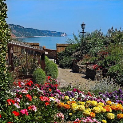 Connaught Gardens and cliffs, Sidmouth (2027)