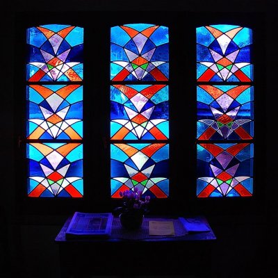 Chapel window, Les Diablerets