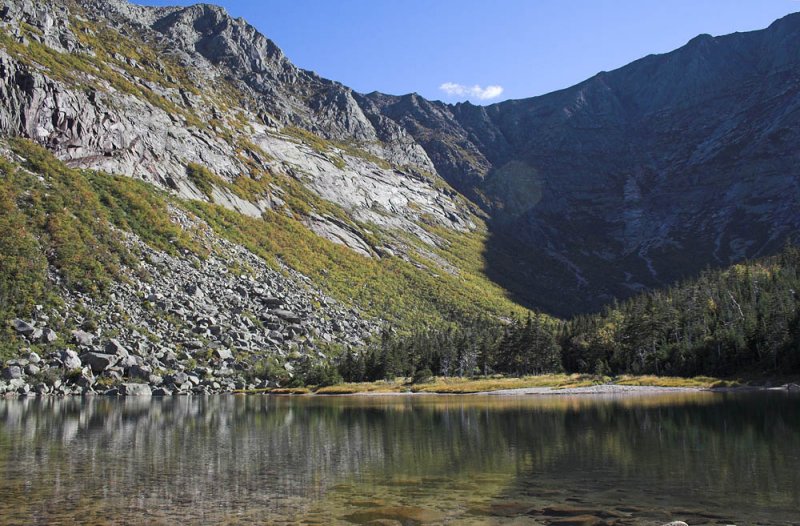 The Knife Edge from Chimney Pond campground