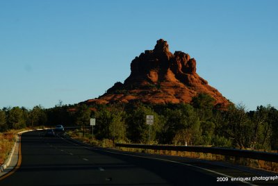 Bell Rock in late evening.