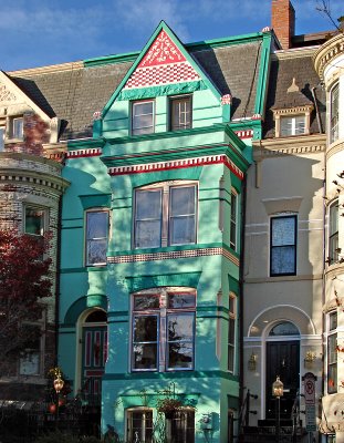 'Peppermint house' on P Street NW