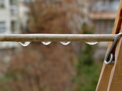 Hung Out to Dry (Water Droplets/Bubbles Challenge)