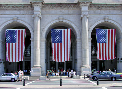 Ready for the 4th at Union Station