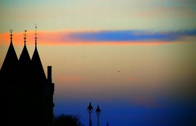 Paris sky.