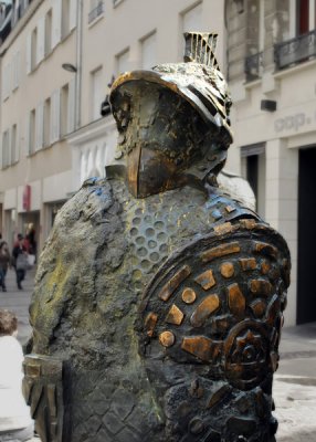 Unusual Sculpture in Chartres