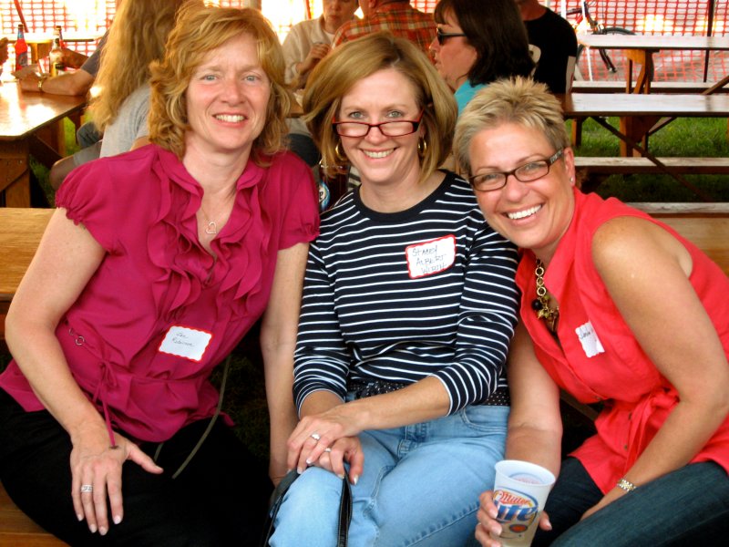 Jan, Stacey Albert and Anita