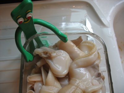 Contemplating how to cook these yummy clams
