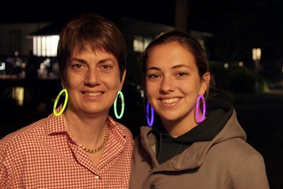 glow-in-the-dark earrings