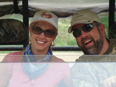 Sheryl  & Tim 4-wheeling on 4th of July