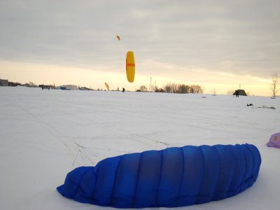 Ski en cerf-volant