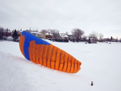 Ski en cerf-volant