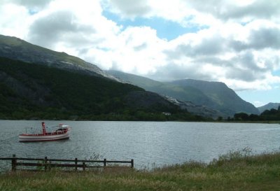 Boat on Padarn Lake