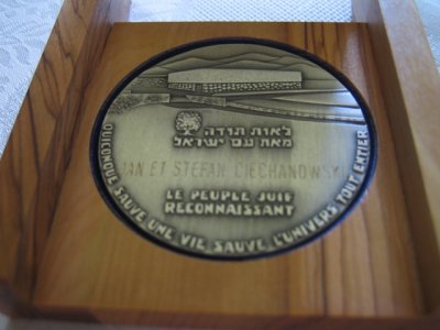 Medal for Jan & Stefan Ciechanowski