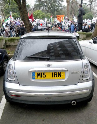 MI5 and Gaza Demonstration
