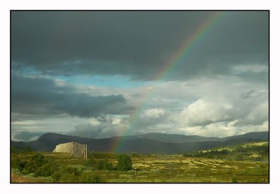 Rainbow in Dovre mountain range